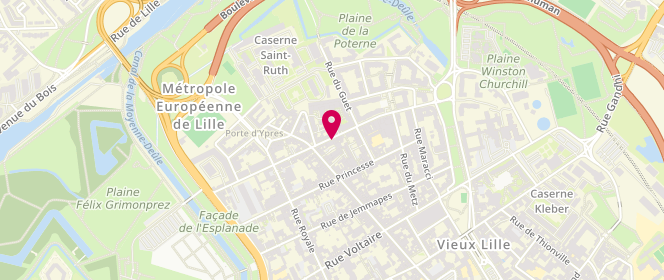 Plan de Le Bélier, 8 Rue Saint-Sébastien, 59800 Lille