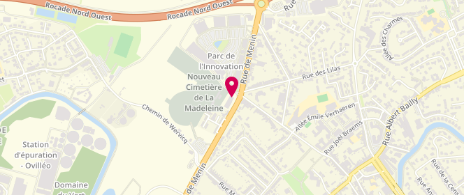 Plan de Henri Boucher, 137 Rue de Menin, 59520 Marquette-lez-Lille
