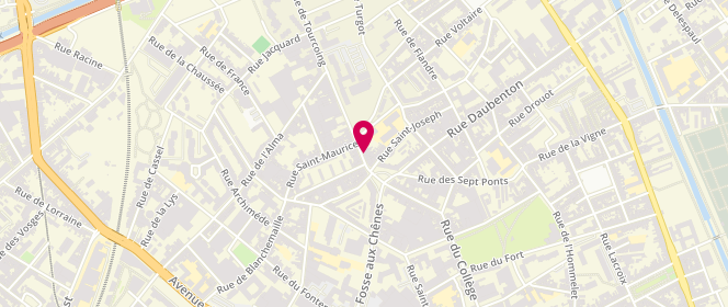 Plan de Boucherie Ryad, 14 Bis Rue de Tourcoing, 59100 Roubaix