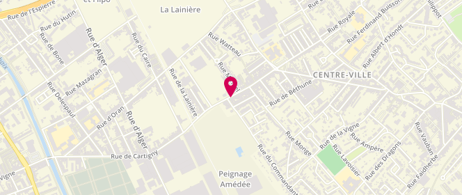 Plan de Au crétinier Chez Laurent, 81 Rue Charles Castermant, 59150 Wattrelos