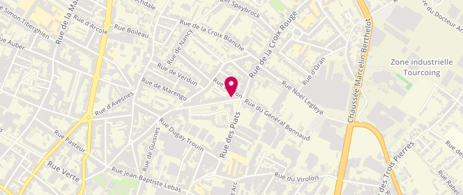 Plan de Boucherie Farid, 173 Rue de la Croix Rouge, 59200 Tourcoing