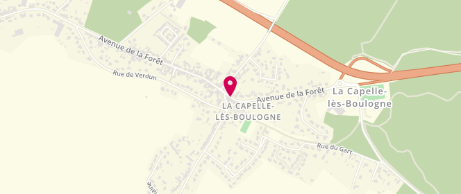 Plan de Au Boeuf Charolais, 213 avenue de la Forêt, 62360 La Capelle-lès-Boulogne