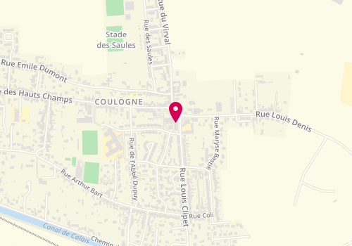 Plan de La Coulonnoise, 48 Rue Louis Clipet, 62137 Coulogne