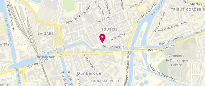 Plan de Au Palais des Saveurs, 1 Rue Marengo, 59140 Dunkerque