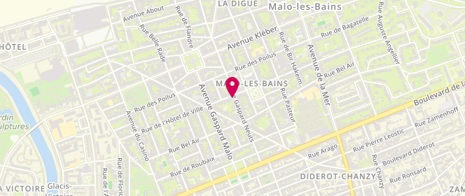 Plan de Boucherie Charcuterie Briche, 98 Rue de l'Hôtel de Ville, 59240 Dunkerque