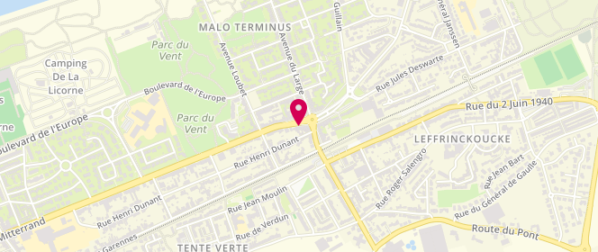 Plan de Au Petit Boucher, 780 Boulevard de la République François Mitterrand, 59240 Dunkerque